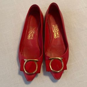 Salvatore Ferragamo Red flats